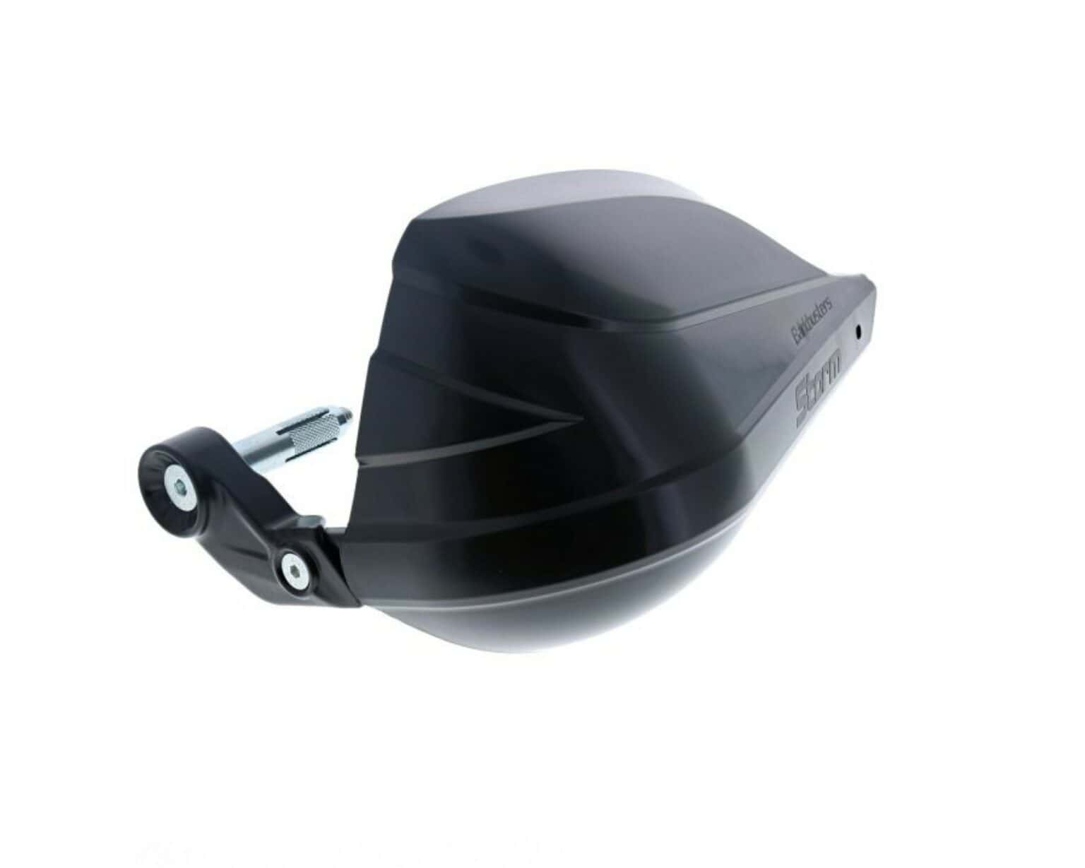 Barkbusters STORM Handguard – Single Point Bar End Mount for Hollow Handlebars – Black